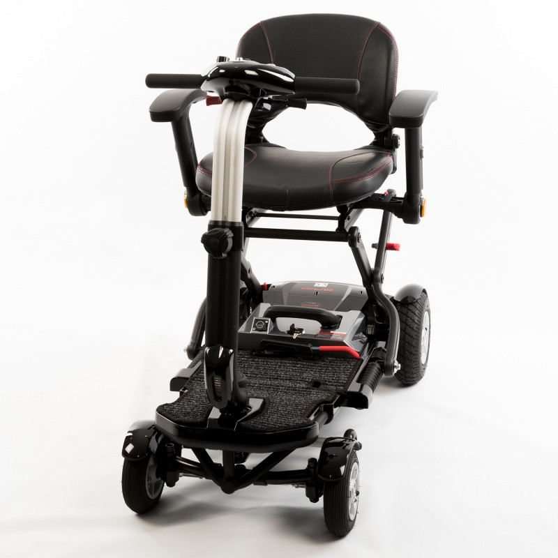 Scooter pliable Bobby Deluxe Carbon vu de face