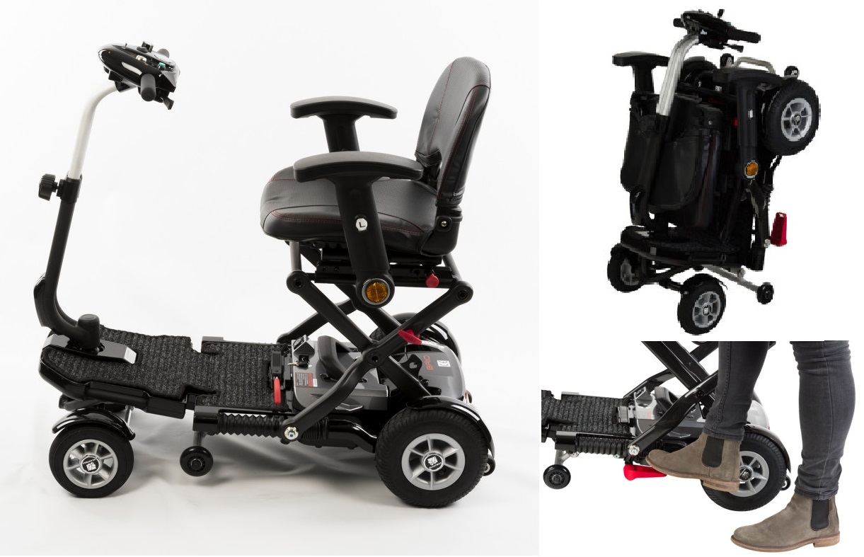 Scooter Bobby Deluxe Carbon : 2. on le replie