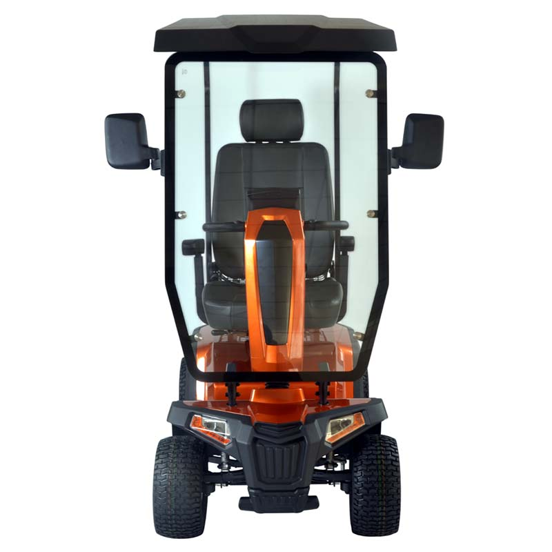 Scooter Danubio couvert vu de face