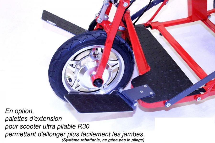 Extensions de repose-pieds pliables pour scooter Di Blasi R30