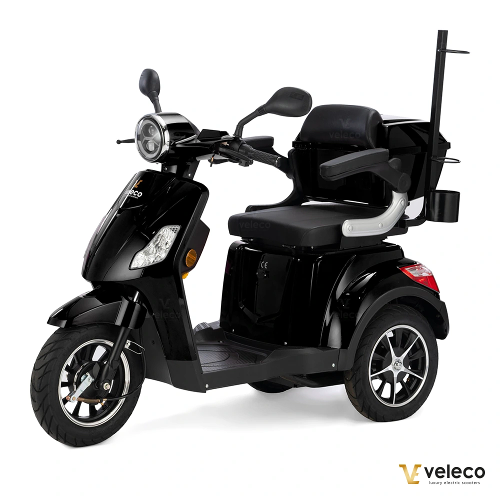 Scooter électrique 3 roues Veleco Draco noir