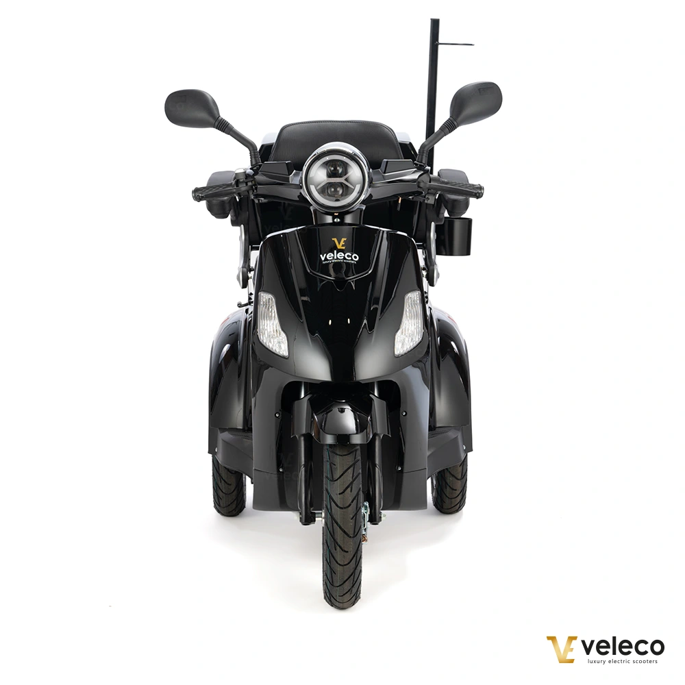 Scooter Veleco Draco noir, vue 2