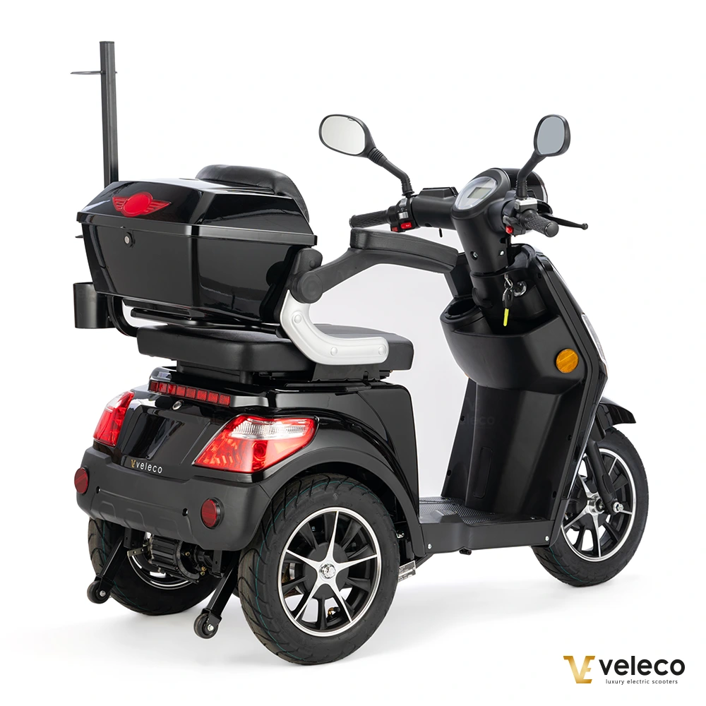 Scooter Veleco Draco noir, vue 5