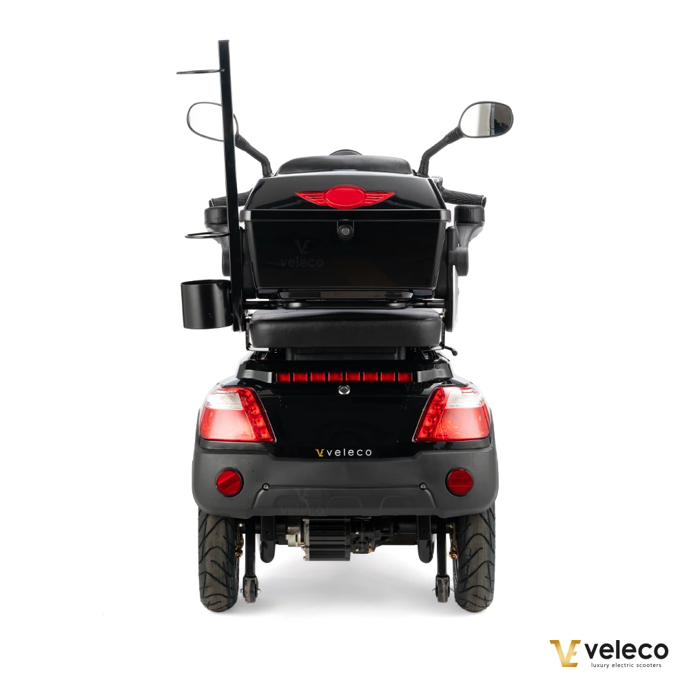 Scooter Veleco Draco noir, vue 6