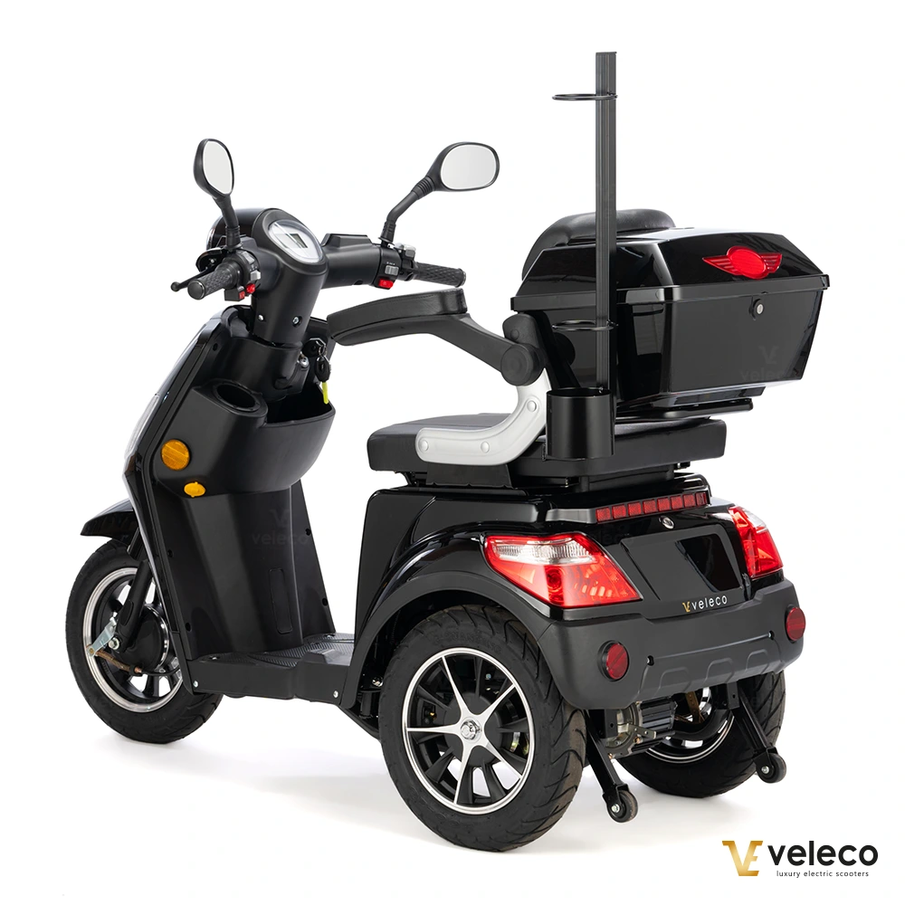 Scooter Veleco Draco noir, vue 7