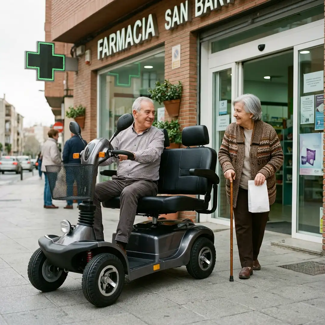 Ebro Biplaza : devant la pharmacie