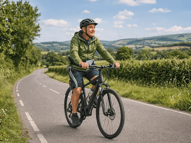 Cyclisme senior avec assistance à l'effort