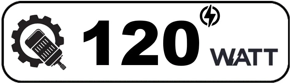 Puissance moteur 120 Watts