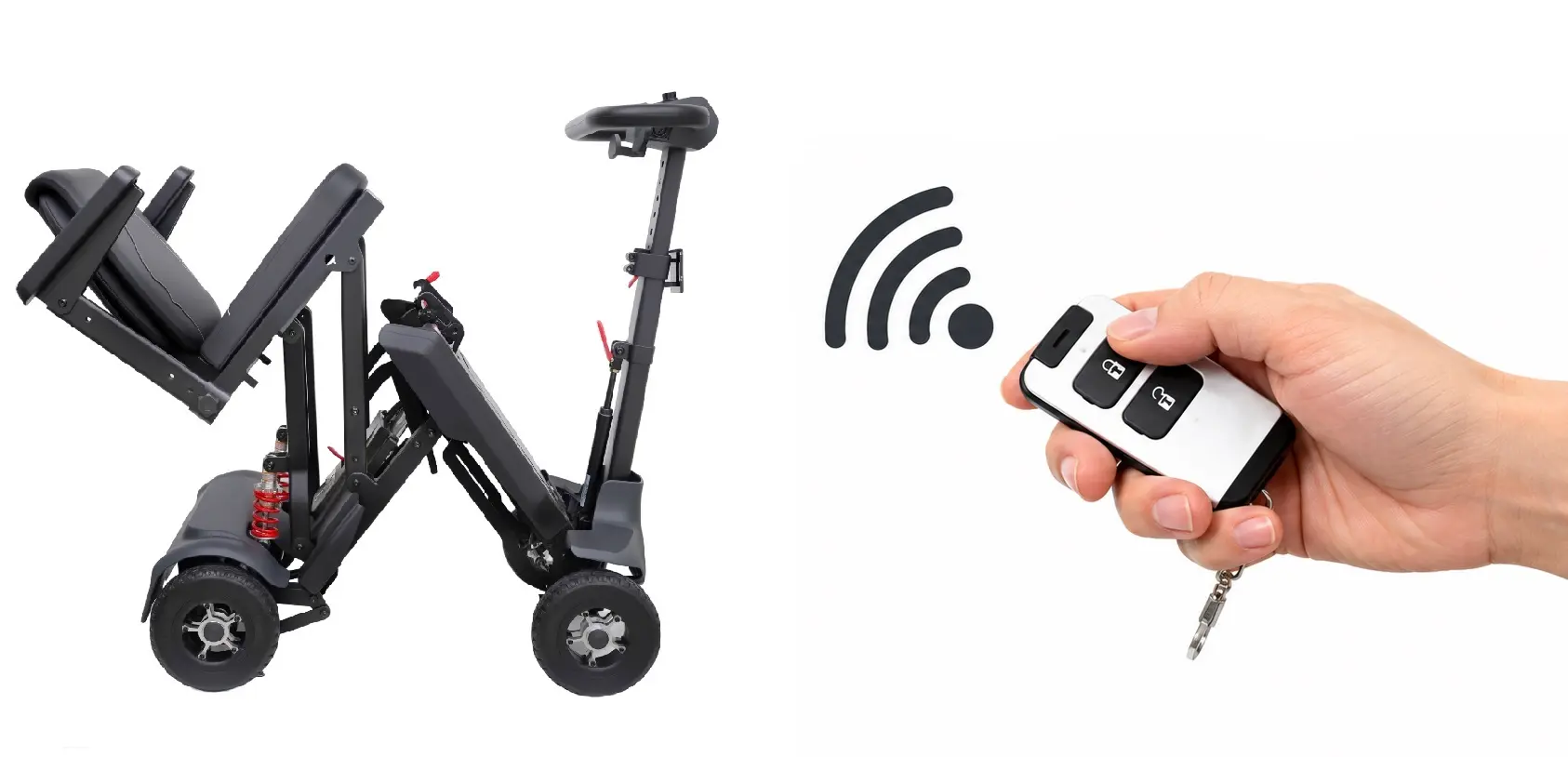 Swifty NEO au début du pliage automatique