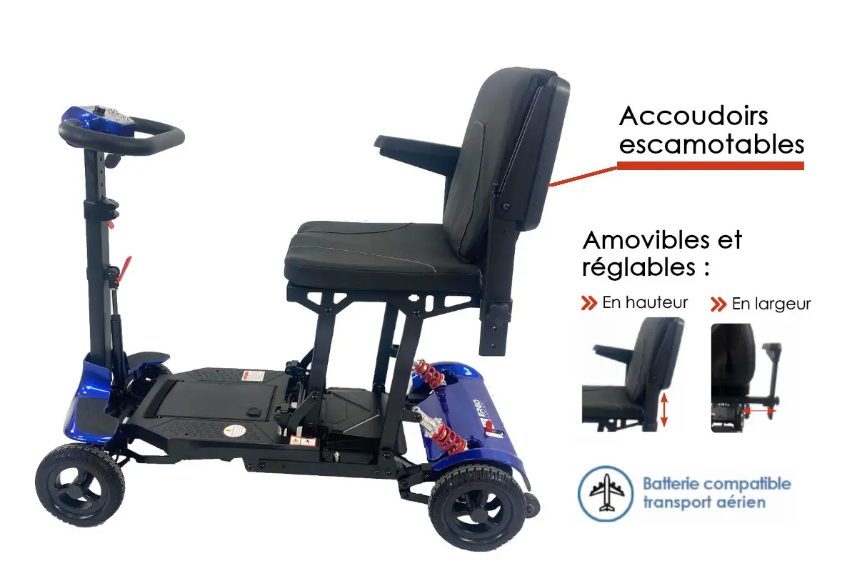 Accoudoirs escamotables — ERGO SWIFTY