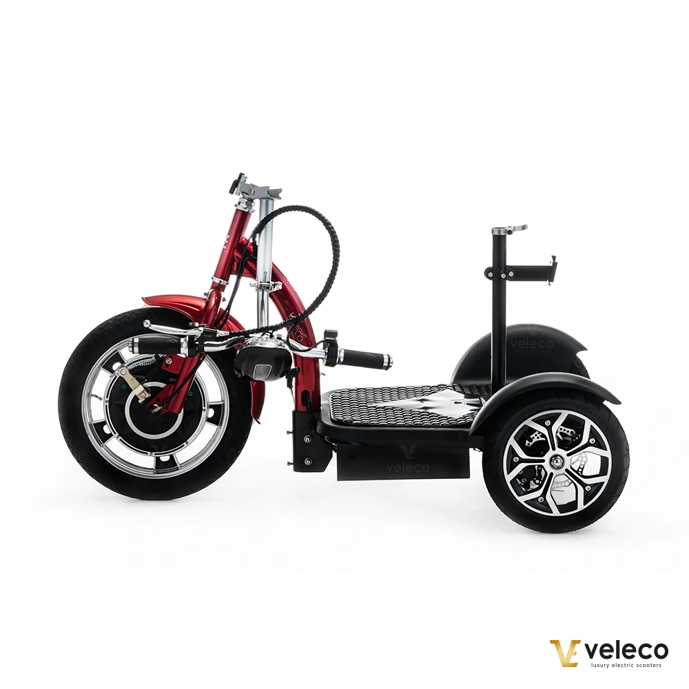 Veleco ZT16 plié, vue de profil
