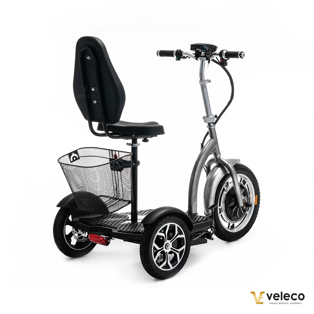 Scooter Veleco ZT16 gris, vue 5