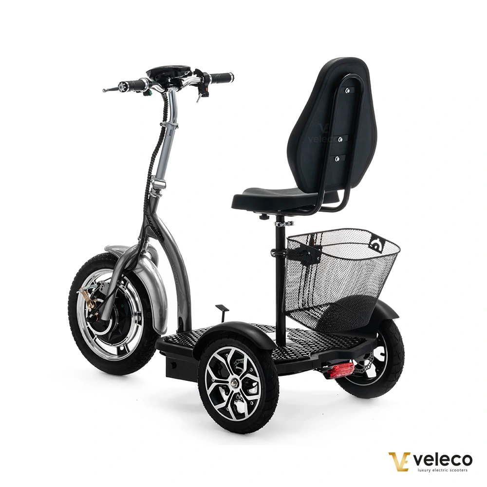 Scooter Veleco ZT16 gris, vue 7